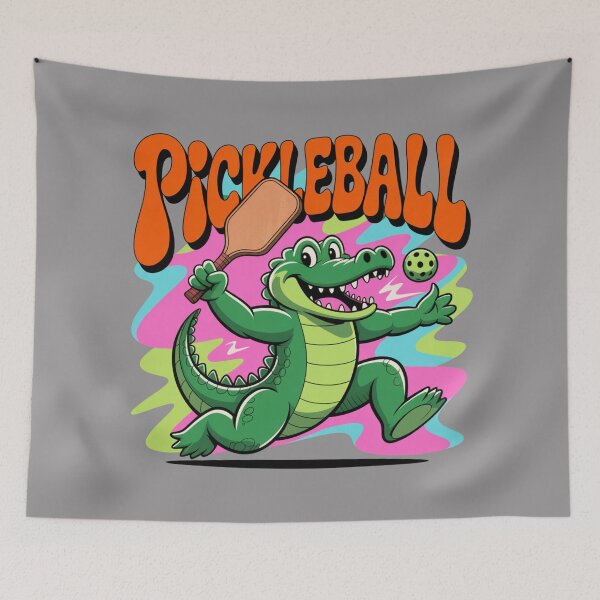 Item preview, Pickleball Pro: - Funny Alligator Animal T-Shirt designed and sold by Grang Art Artistic Designs.