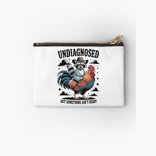 Item preview, Undiagnosed But Something Ain'T Right Raccoon Chicken designed and sold by Elenasriveras.