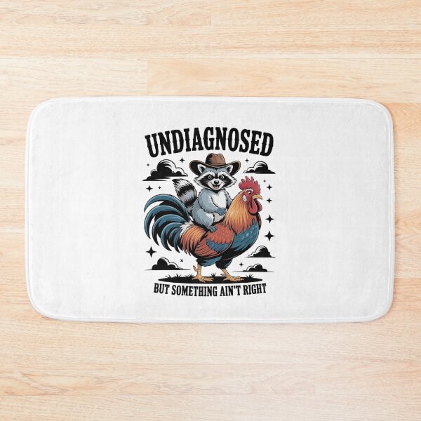 Item preview, Undiagnosed But Something Ain'T Right Raccoon Chicken designed and sold by Elenasriveras.