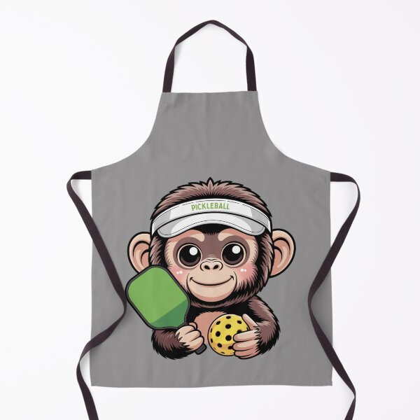 Item preview, Pickleballing Chimp: Funny Chimp Animal T-Shirt designed and sold by Grang Art Artistic Designs.