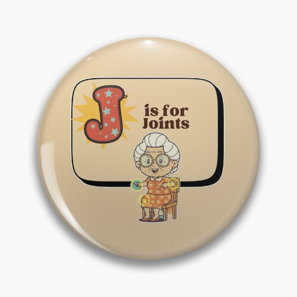 Item preview, The Senior Flashcard Series: Letter J is for Joints – Retro Humor Collection designed and sold by Searching ideas.