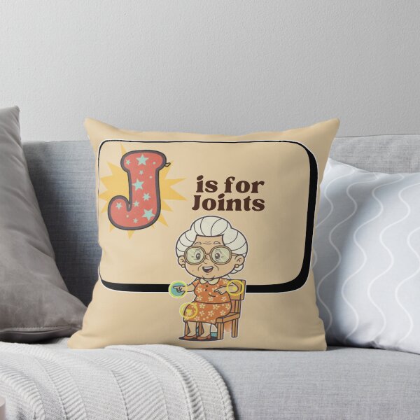 Item preview, The Senior Flashcard Series: Letter J is for Joints – Retro Humor Collection designed and sold by Searching ideas.