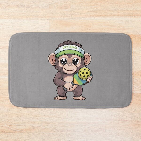 Item preview, Pickleball Monkey Champ: Funny Chimp Animal T-Shirt designed and sold by Grang Art Artistic Designs.