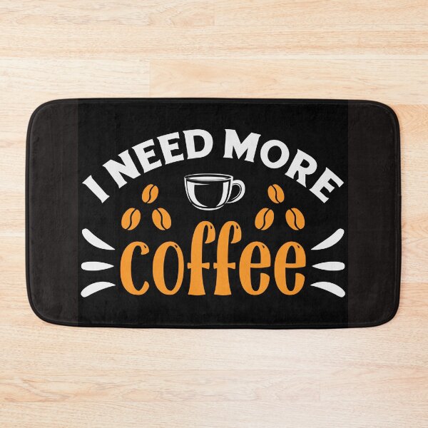 Item preview, I Need More Coffee-Funny Coffee Lover Quote T-Shirt designed and sold by Viktorio Art Shop.