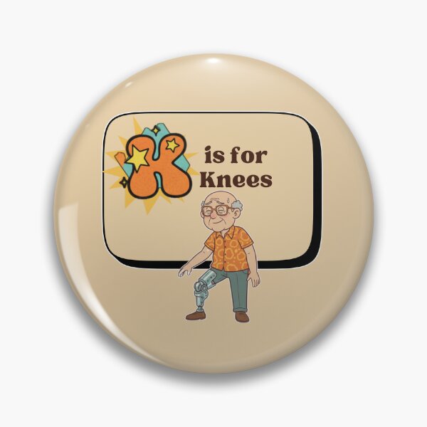 Item preview, The Senior Flashcard Series: Letter K is for Knees – Retro Humor Collection designed and sold by Searching ideas.