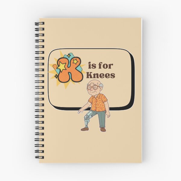 Item preview, The Senior Flashcard Series: Letter K is for Knees – Retro Humor Collection designed and sold by Searching ideas.