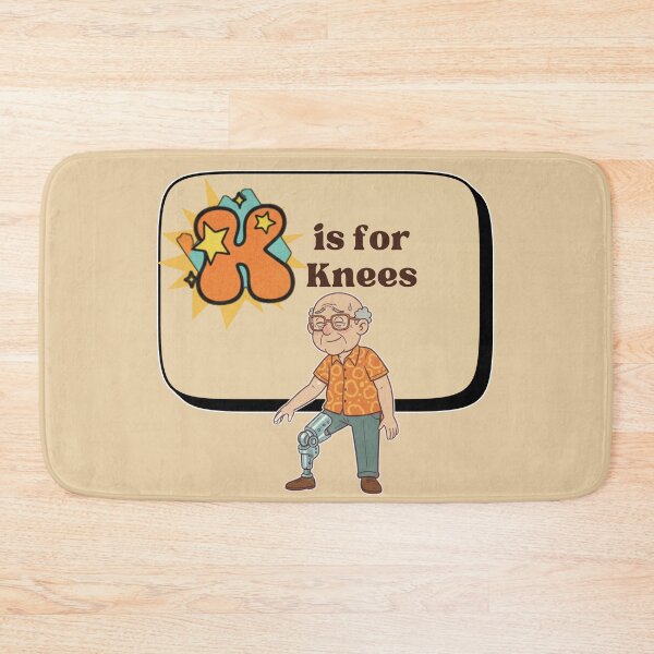 Item preview, The Senior Flashcard Series: Letter K is for Knees – Retro Humor Collection designed and sold by Searching ideas.