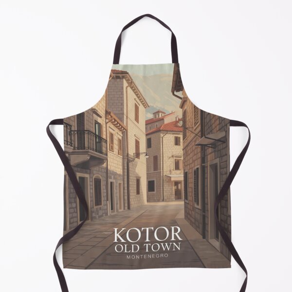 Item preview, Kotor Old Town Travel Poster – Montenegro Historic Wall Art designed and sold by Timeless Design.