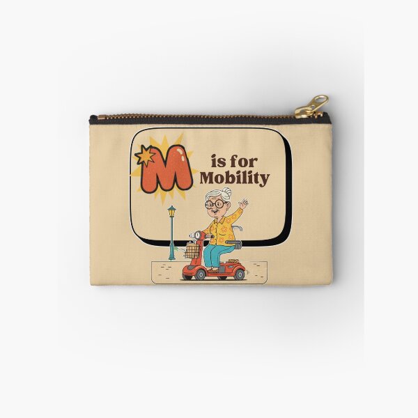Item preview, The Senior Flashcard Series: Letter M is for Mobility – Retro Humor Collection designed and sold by Searching ideas.