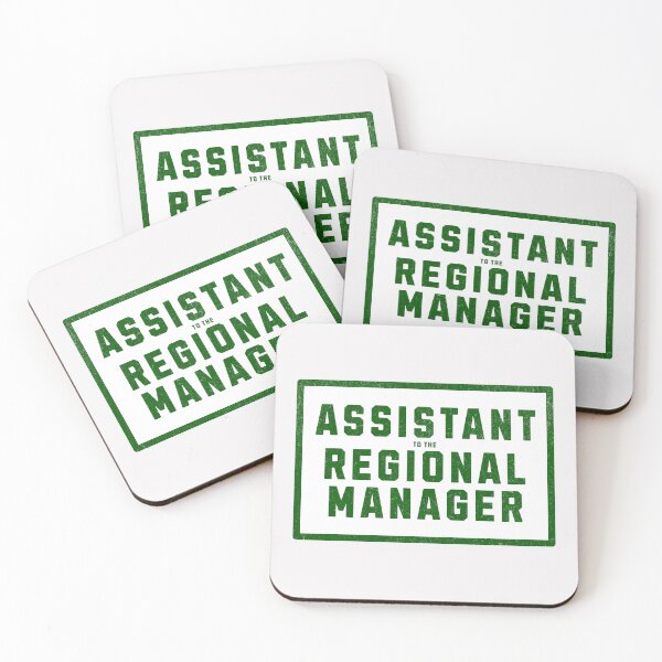 Item preview, Assistant to the Regional Manager (green on light) designed and sold by mooskdesign.