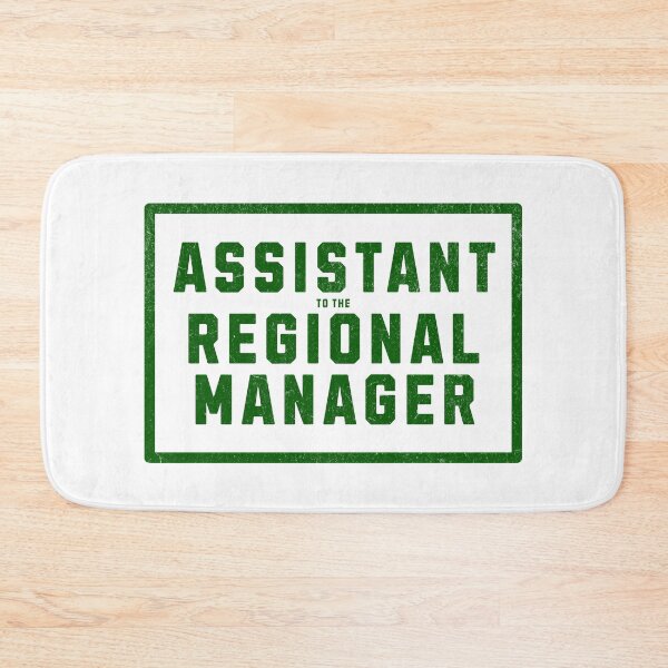 Item preview, Assistant to the Regional Manager (green on light) designed and sold by mooskdesign.