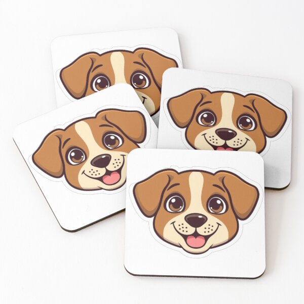 Item preview, Kawaii Dog Face designed and sold by MiniPrintMagic.