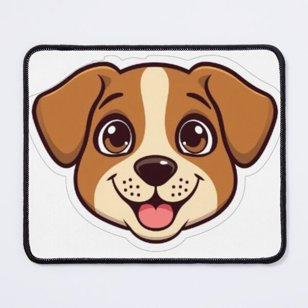 Item preview, Kawaii Dog Face designed and sold by MiniPrintMagic.