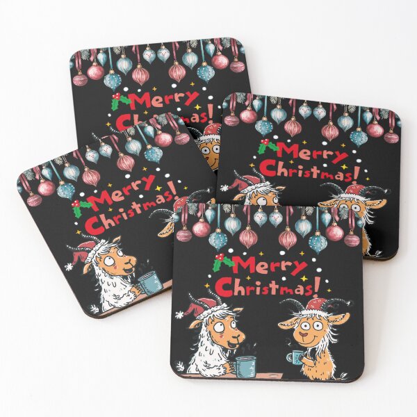Item preview, Merry christmas from goats  designed and sold by Palmtree94.