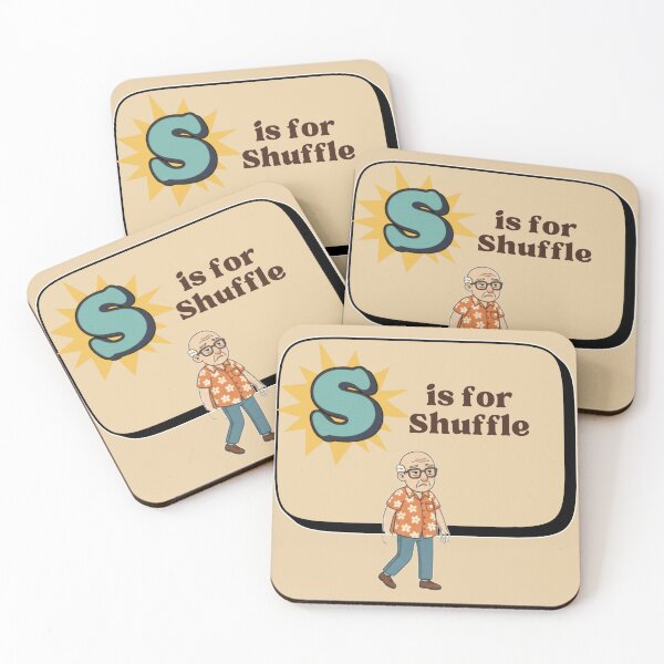 Item preview, The Senior Flashcard Series: Letter S is for Shuffle – Retro Humor Collection designed and sold by Searching ideas.