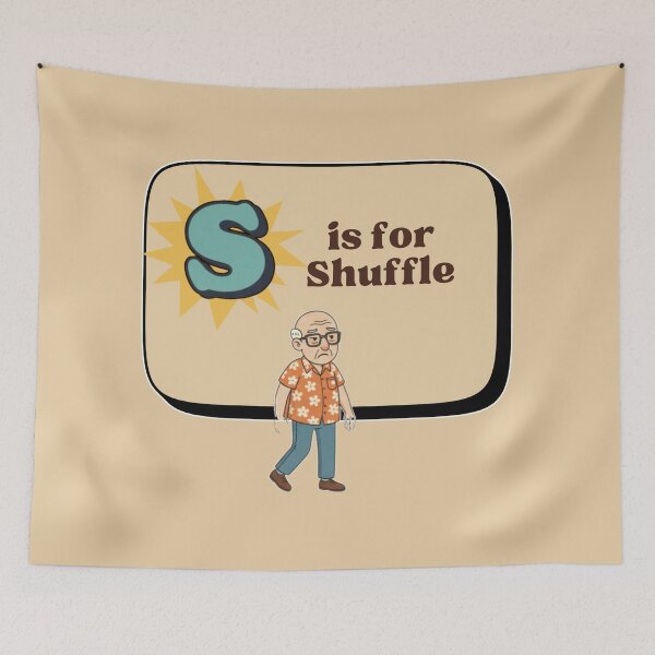 Item preview, The Senior Flashcard Series: Letter S is for Shuffle – Retro Humor Collection designed and sold by Searching ideas.
