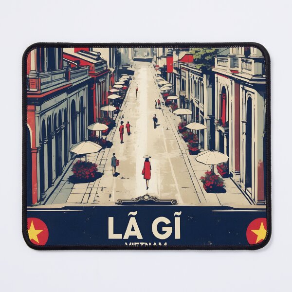 Item preview, La Gi Vietnam 1950s Retro Poster Tourism designed and sold by TravelersGems.