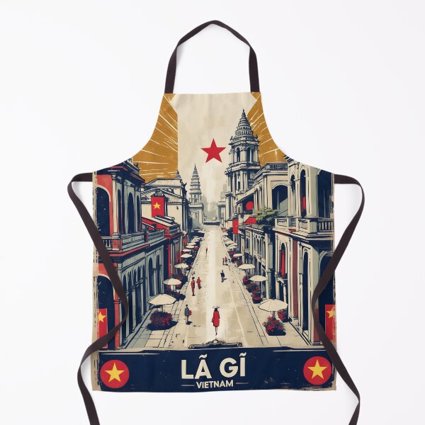 Item preview, La Gi Vietnam 1950s Retro Poster Tourism designed and sold by TravelersGems.