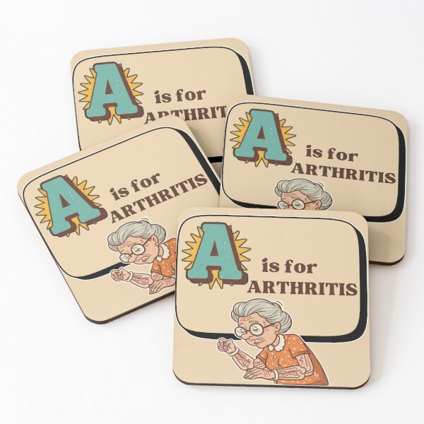 Item preview, The Senior Flashcard Series: Letter A is for Arthritis – Retro Humor Collection designed and sold by Searching ideas.