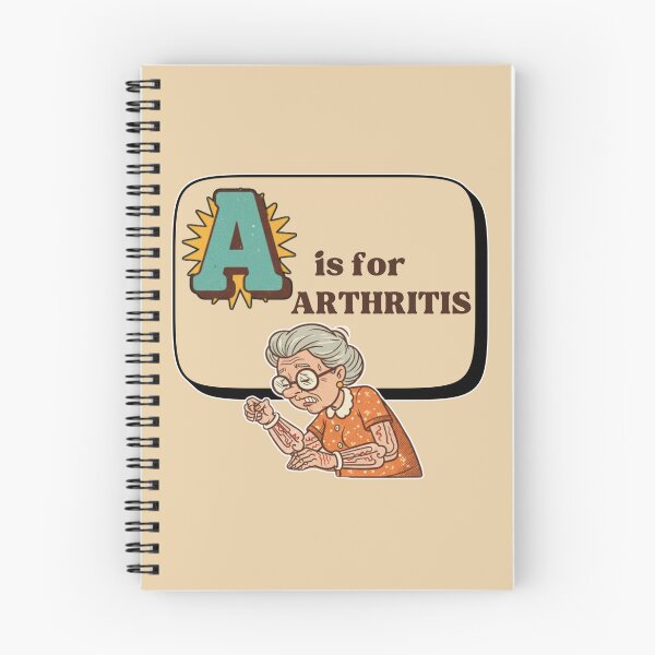 Item preview, The Senior Flashcard Series: Letter A is for Arthritis – Retro Humor Collection designed and sold by Searching ideas.