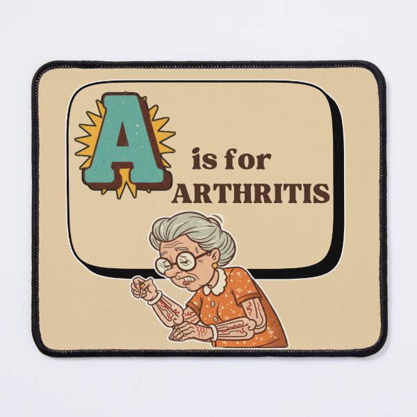 Item preview, The Senior Flashcard Series: Letter A is for Arthritis – Retro Humor Collection designed and sold by Searching ideas.