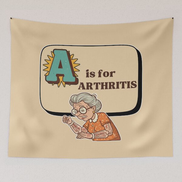 Item preview, The Senior Flashcard Series: Letter A is for Arthritis – Retro Humor Collection designed and sold by Searching ideas.