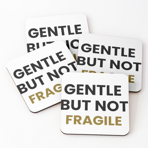 Item preview, Gentle But Not Fragile – Minimal Quiet Strength Typography Quote designed and sold by GentleForce.