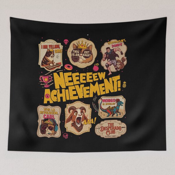 Item preview, Dungeon Crawler Carl Stamps - New Achievement designed and sold by ROBIRONOARTS.