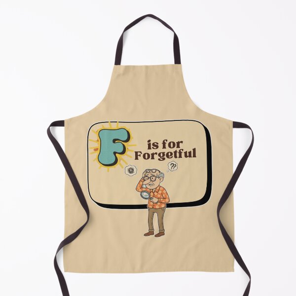 Item preview, The Senior Flashcard Series: Letter F is for Forgetful – Retro Humor Collection designed and sold by Searching ideas.