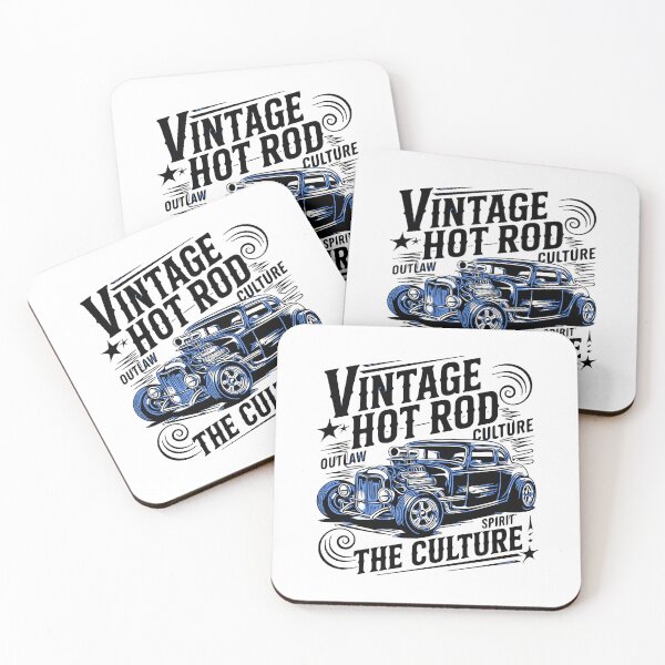 Item preview, Vintage Classic Car Hot Rod designed and sold by PrintCarClub.