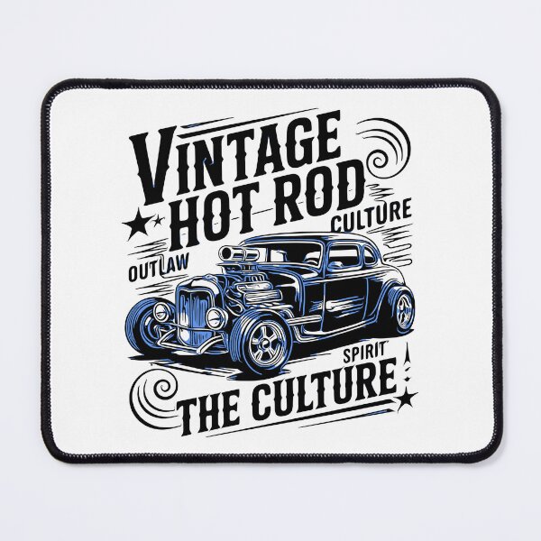 Item preview, Vintage Classic Car Hot Rod designed and sold by PrintCarClub.