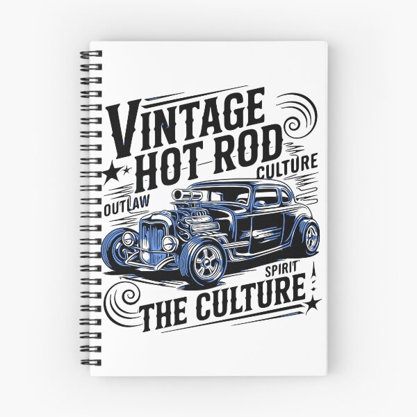 Item preview, Vintage Classic Car Hot Rod designed and sold by PrintCarClub.