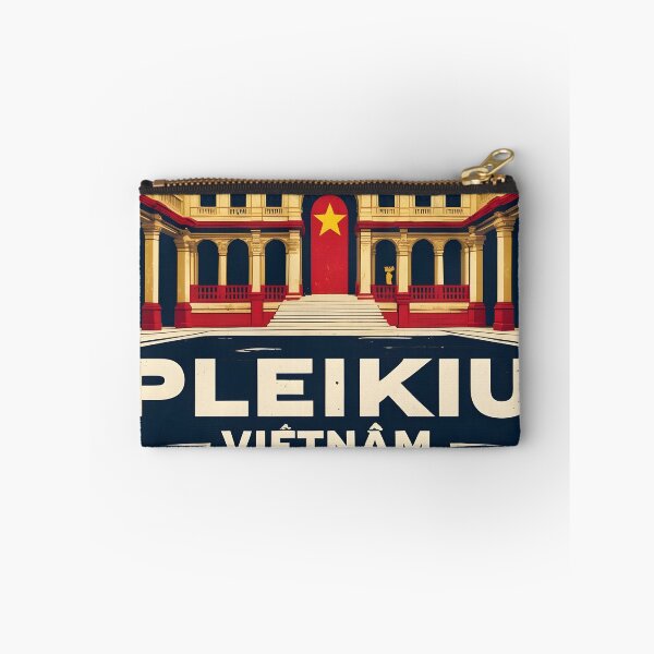 Item preview, Pleikiu Vietnam 1950s Retro Poster Tourism designed and sold by TravelersGems.