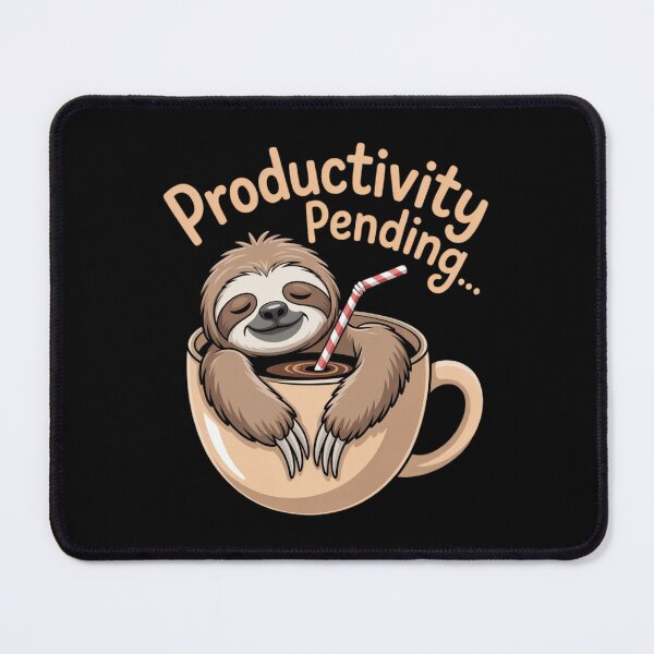 Item preview, Sloth Coffee Productivity Pending - Funny Lazy Design designed and sold by ZACK ART.