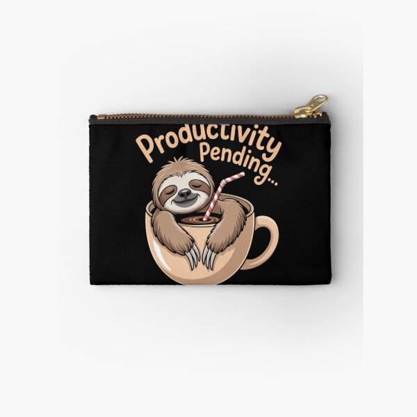 Item preview,  Sloth Coffee Productivity Pending - Funny Lazy Design designed and sold by ZACK ART.