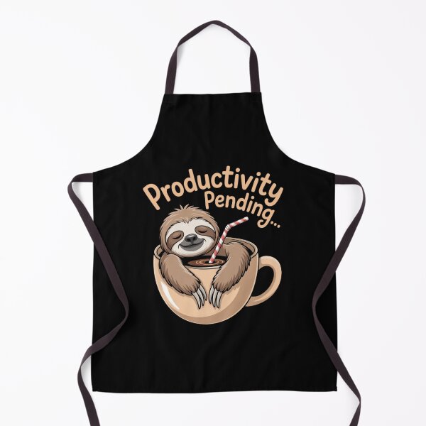 Item preview, Sloth Coffee Productivity Pending - Funny Lazy Design designed and sold by ZACK ART.