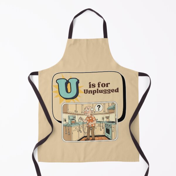 Item preview, The Senior Flashcard Series: Letter U is for Unplugged – Retro Humor Collection designed and sold by Searching ideas.