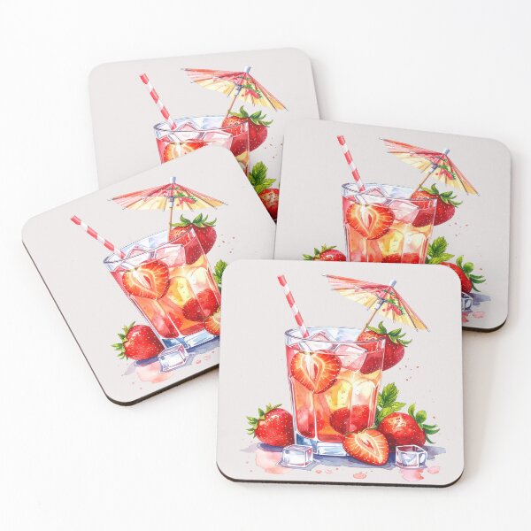 Item preview, Summery Strawberry Fresh Lemonade designed and sold by LiskoDesign.