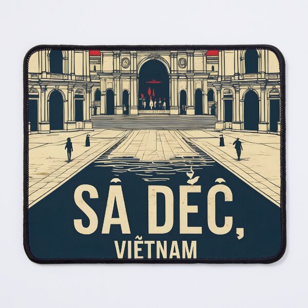 Item preview, Sa Dec Vietnam 1950s Retro Poster Tourism designed and sold by TravelersGems.