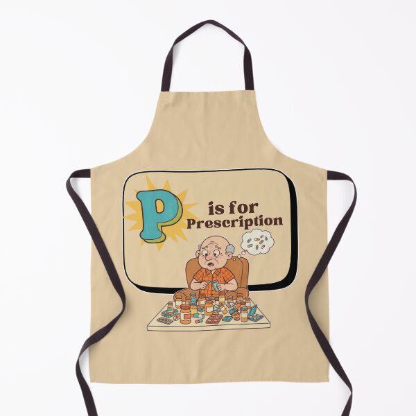 Item preview, The Senior Flashcard Series: Letter P is for Prescription – Retro Humor Collection designed and sold by Searching ideas.