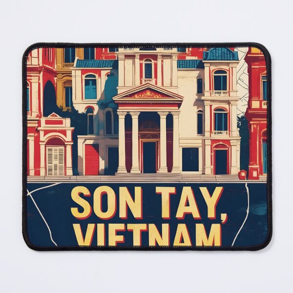 Item preview, Son Tay Vietnam 1950s Retro Poster Tourism designed and sold by TravelersGems.