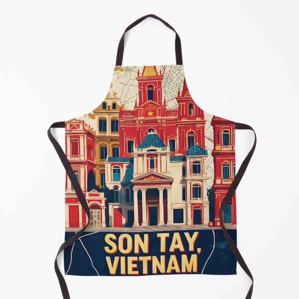 Item preview, Son Tay Vietnam 1950s Retro Poster Tourism designed and sold by TravelersGems.