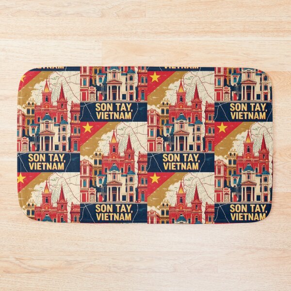 Item preview, Son Tay Vietnam 1950s Retro Poster Tourism designed and sold by TravelersGems.