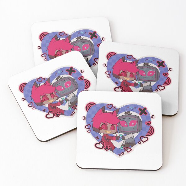 Item preview, Alastor & Vox Heart (Hazbin Hotel) designed and sold by kiteneon.