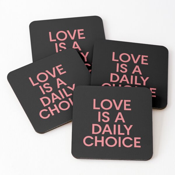 Item preview, Love Is a Daily Choice - Minimal Valentine Typography designed and sold by MKreative Studio.