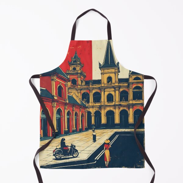 Item preview, Song Cau Vietnam 1950s Retro Poster Tourism designed and sold by TravelersGems.