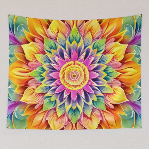 Item preview, Colorful petals in a harmonious arrangement designed and sold by Mianku | Für das Leben.