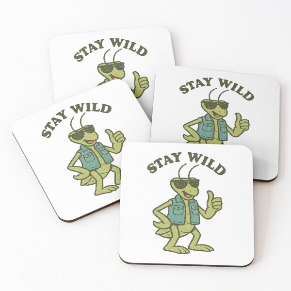 Item preview, Stay Wild – Retro Cartoon Mantis Mascot designed and sold by KrumaiFC.