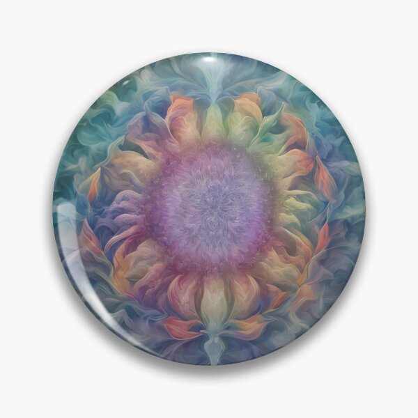 Item preview, Colorful spiritual blossom mandala abstraction designed and sold by Mianku | Für das Leben.