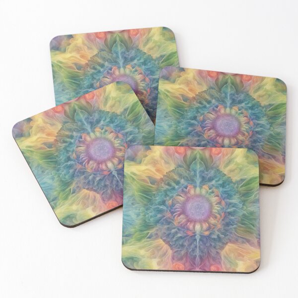 Item preview, Colorful spiritual blossom mandala abstraction designed and sold by Mianku | Für das Leben.